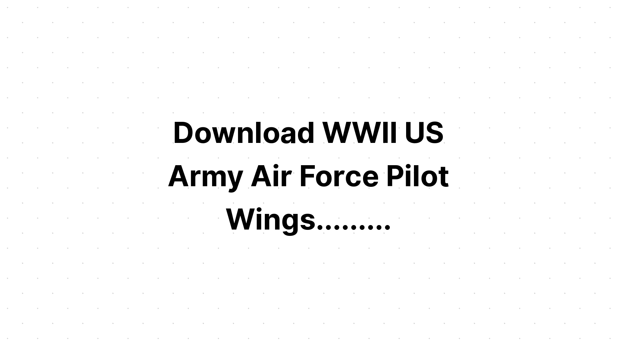 Download Us Army Insignia Star Wings?? SVG File